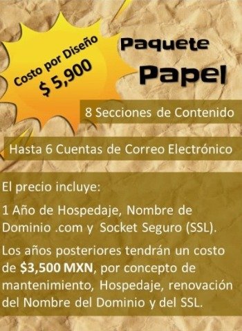 Paquete Papel