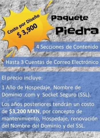 Paquete Piedra